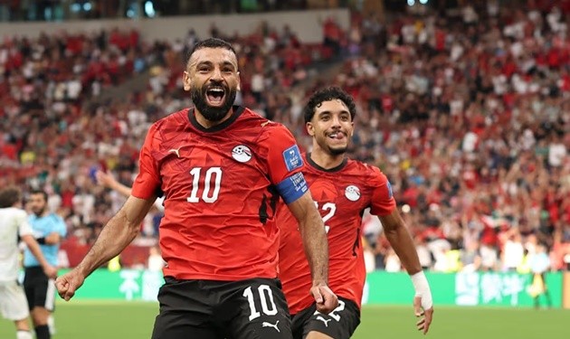 Salah đã có 68 bàn trong màu áo ĐT Ai Cập.