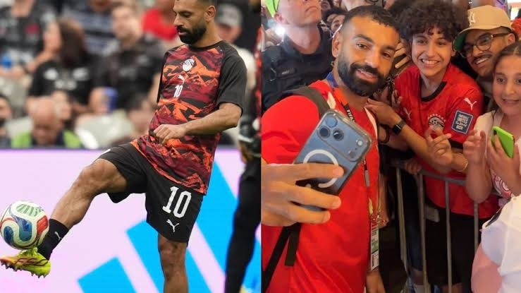 Mohamed Salah khiến đám đông ở Vancouver vỡ òa trong niềm vui trước khi bước vào trận New Zealand.