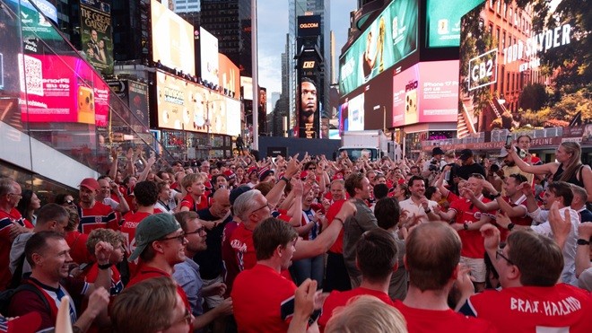 New York đang rất sôi động vì World Cup.