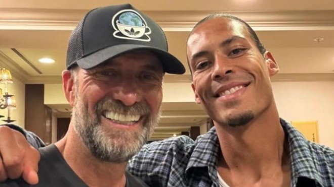Jurgen Klopp và Van Dijk đã gặp nhau ở World Cup.