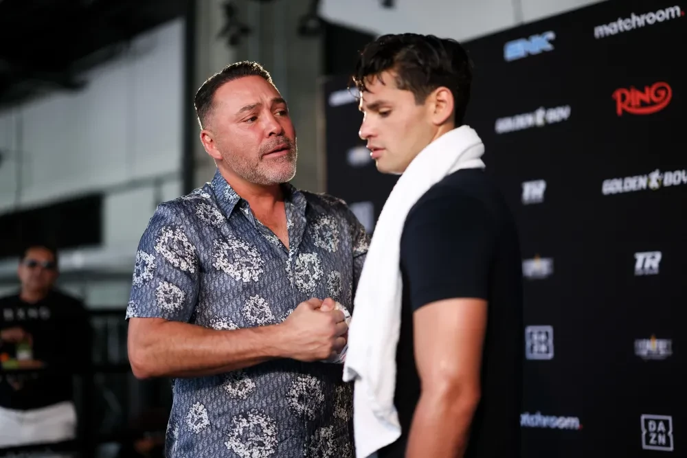Ryan Garcia Fatal Fury Media Workout