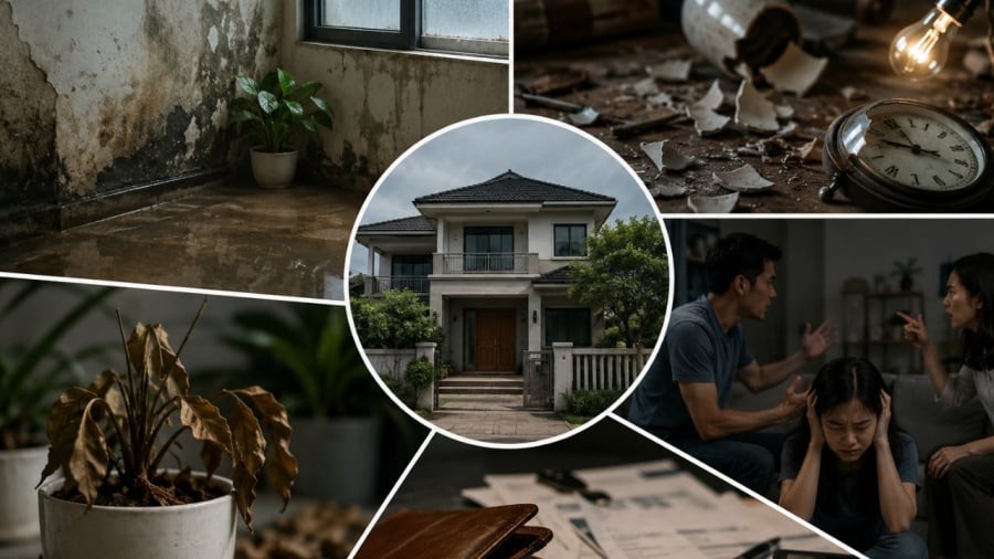 Những ngôi nhà mà có những dấu hiệu này thì cần phải xem lại ngay