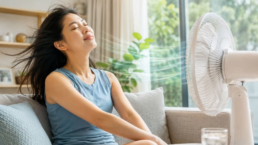 Quạt thổi thẳng vào người trong thời gian dài sẽ rất hại