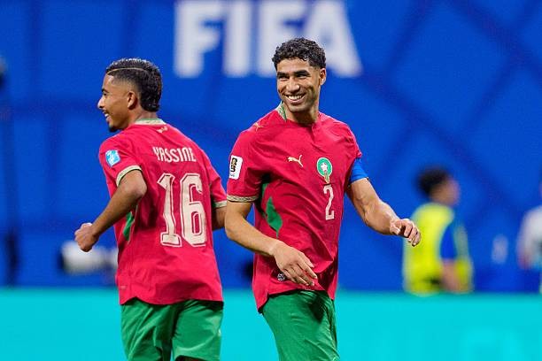Achraf Hakimi tỏa sáng trong trận đấu với Haiti.