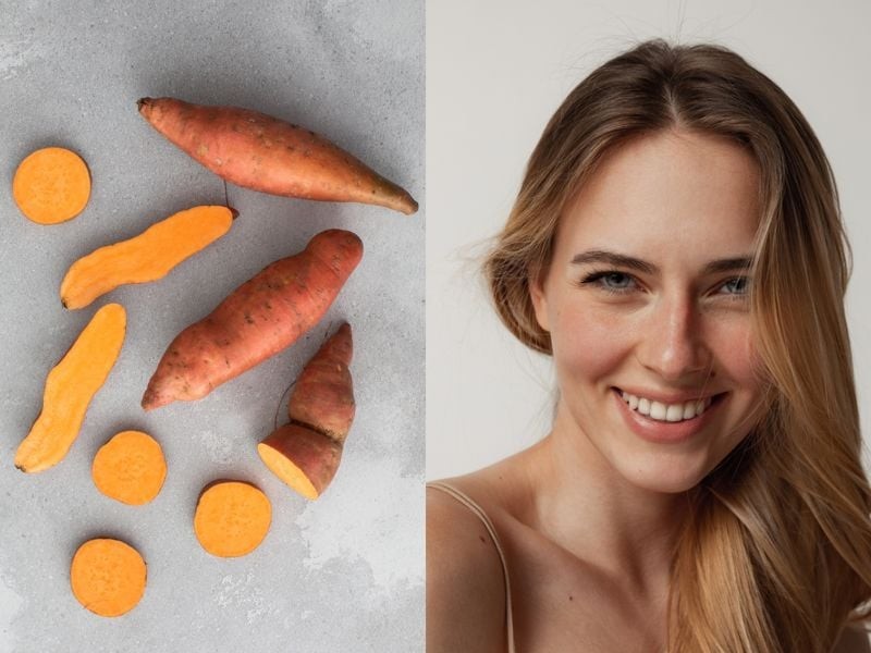 Loại củ này chứa hàm lượng cao beta-carotene, một chất chống oxy hóa có khả năng chuyển hóa thành vitamin A trong cơ thể. 