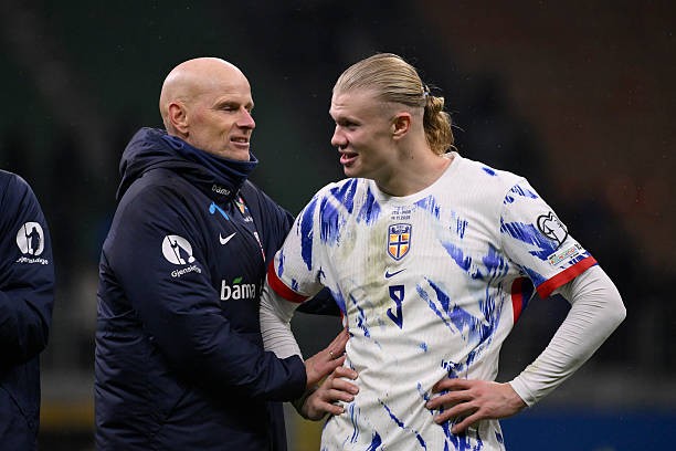 Stale Solbakken biết cách sử dụng Erling Haaland hiệu quả. Ảnh: Getty Images.