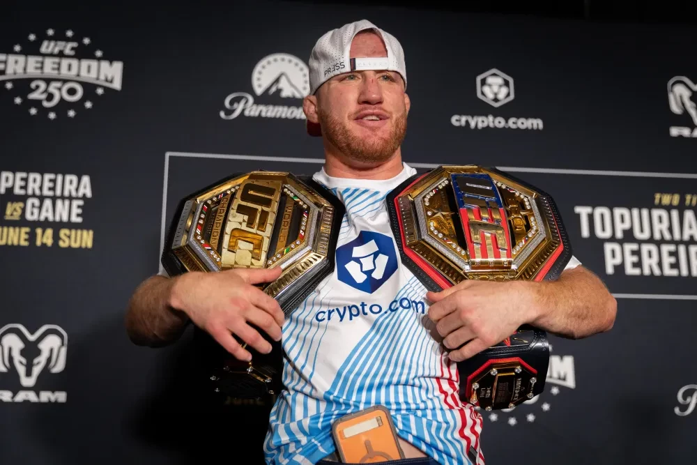 Justin Gaethje tại UFC Freedom 250