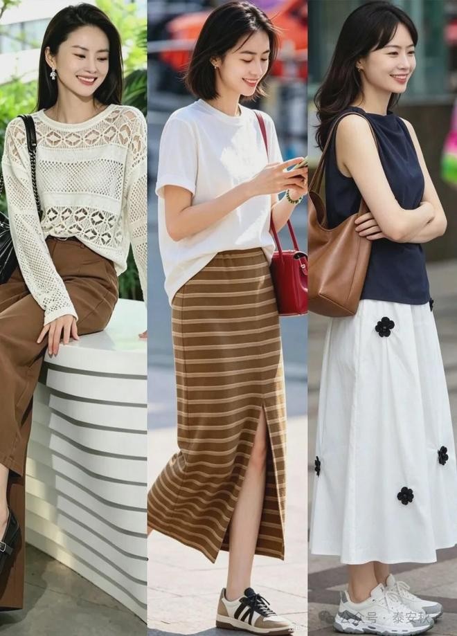 Không chỉ mang đến cảm giác dễ chịu trong thời tiết nóng bức, kiểu trang phục này còn giúp che khuyết điểm cơ thể hiệu quả.