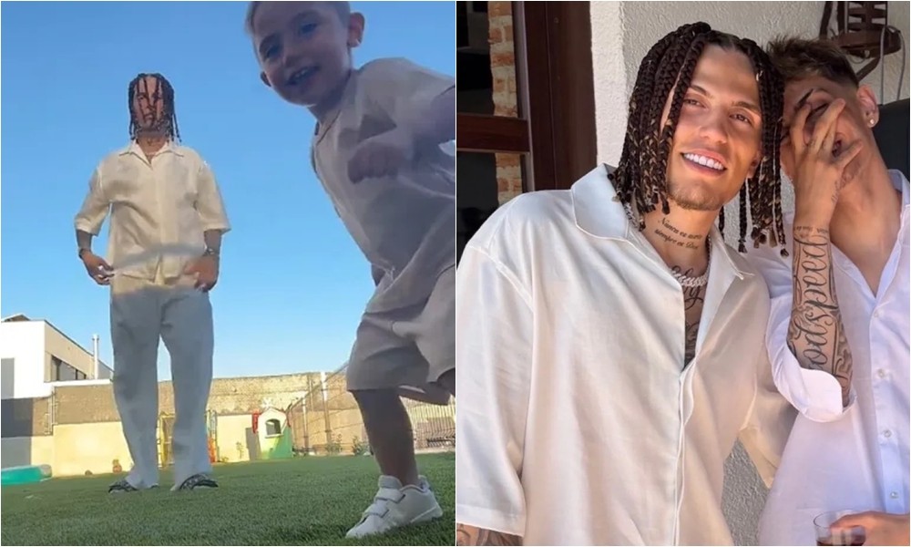 Kiểu tóc mới của Alejandro Garnacho nhận nhiều chỉ trích. Ảnh: TikTok @agarnacho77.