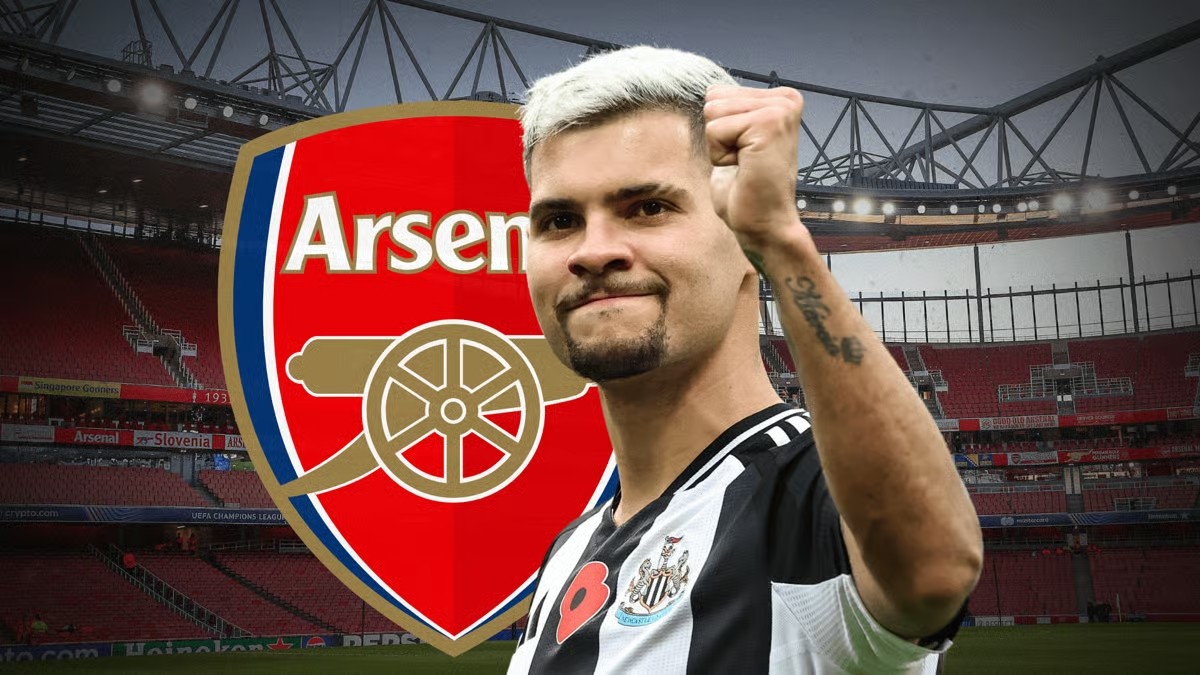 Bruno Guimaraes được đồn đoán trong tầm ngắm của Arsenal. Ảnh: Football Transfers.