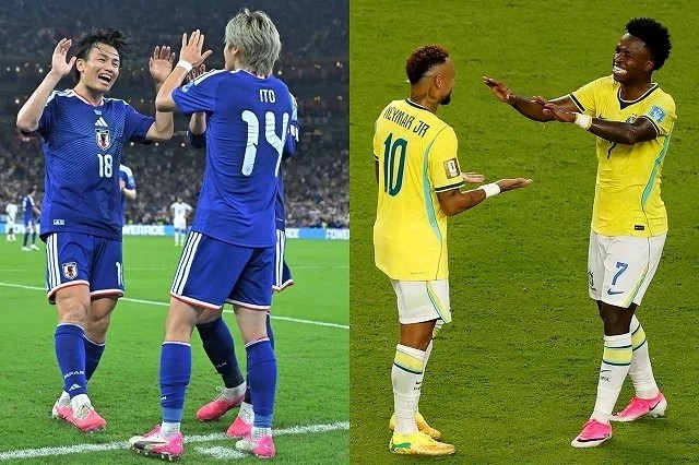 Nhật Bản sẽ chạm trán Brazil tại vòng 32 đội World Cup 2026. Ảnh: Soccer Digest.