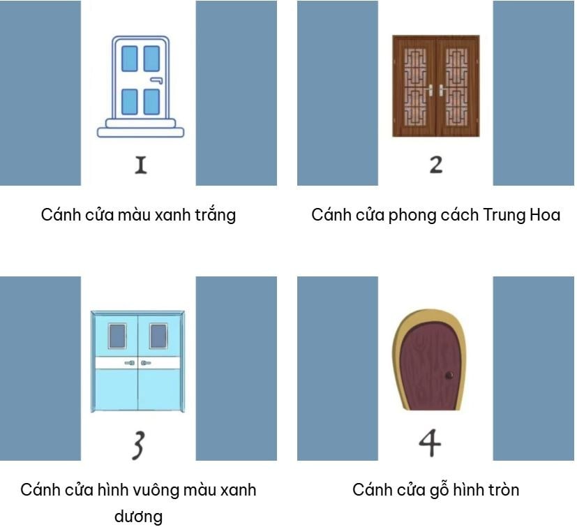 Hãy chọn 1 cánh cửa nhé!