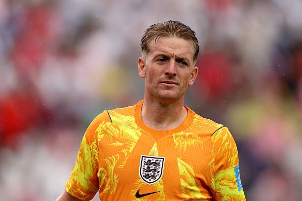 Jordan Pickford (7.8): Thủ thành này có pha cứu thua xuất sắc khi cản phá cú dứt điểm hiểm hóc của Rodriguez ở giữa hiệp một. Dù khả năng chuyền bóng đôi lúc còn thiếu chính xác, nhưng nhìn chung anh đã xử lý tốt các tình huống bảo vệ khung thành: Ảnh: Getty Images