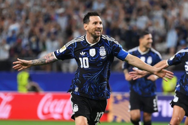 Messi bắt đầu trên băng ghế dự bị nhưng vẫn tạo dấu ấn. Ảnh: Getty Images.
