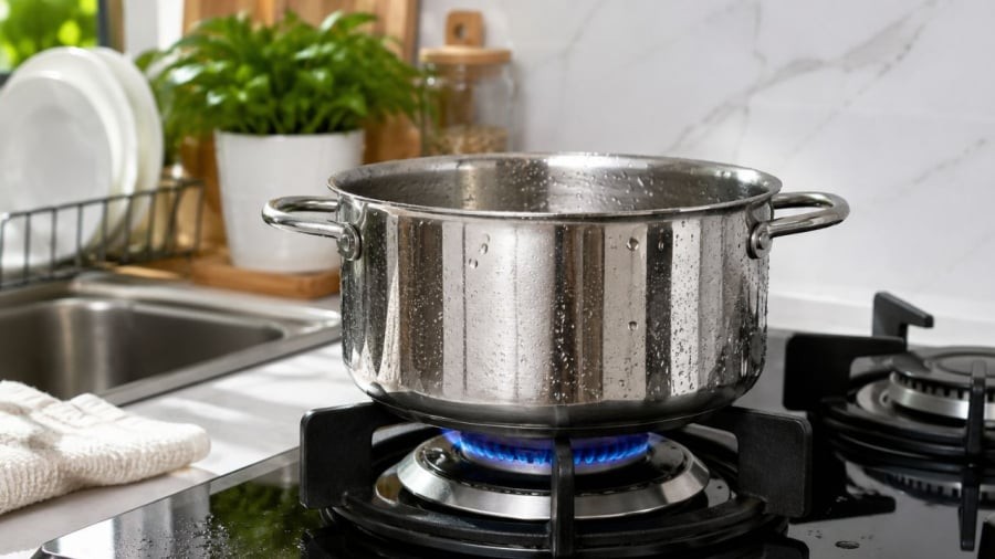 Nồi mới rửa không nên đặt lên bếp, đặc biệt bếp gas