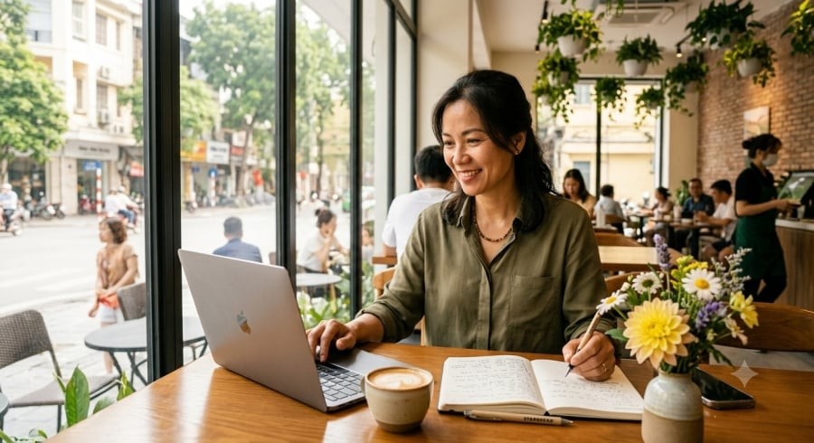 Sự độc lập về tài chính và cảm xúc giúp nhiều phụ nữ bước sang chương mới của cuộc đời với tâm thế vững vàng hơn.