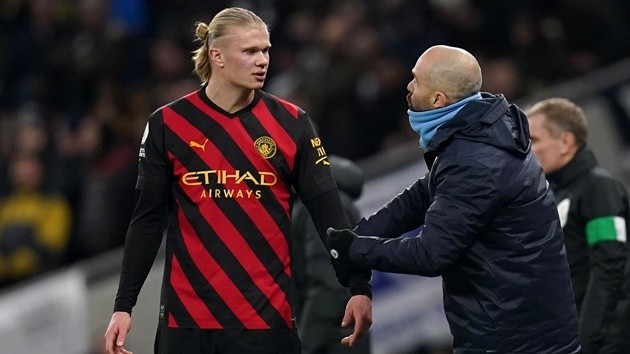 Maresca là thành viên ban huấn luyện của Man City khi Erling Haaland gia nhập câu lạc bộ. (Ảnh: Sky Sports)