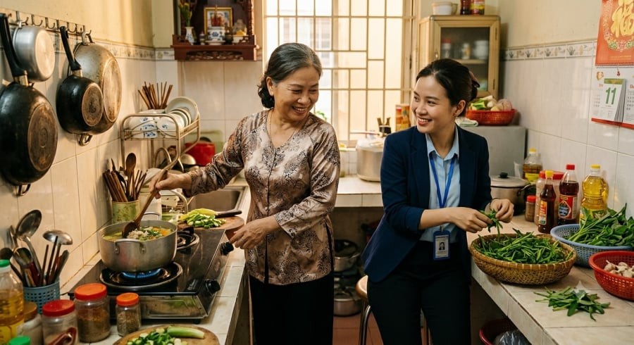 Khác biệt trong thói quen sinh hoạt và cách chăm sóc gia đình là nguyên nhân phổ biến khiến mẹ chồng – nàng dâu dễ nảy sinh hiểu lầm.