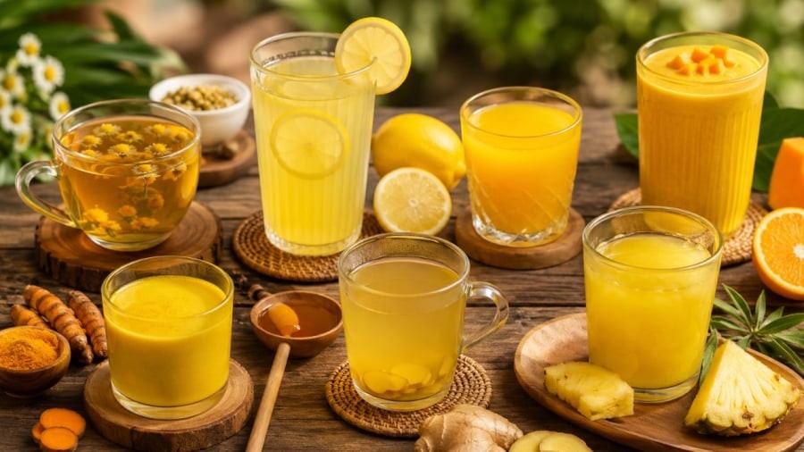 Những loại nước màu vàng mang lại nhiều lợi ích cho sức khỏe