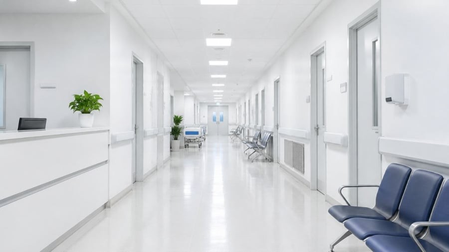 Không phải tất cả nhưng hầu như chúng ta sẽ thấy màu bệnh viện là màu trắng