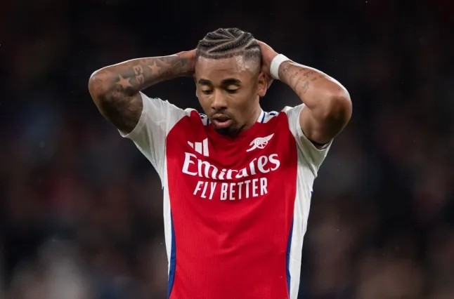 Jesus bóng gió muốn rời Arsenal sang Ý. Ảnh: Getty Images.