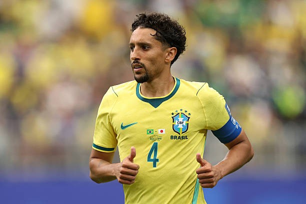 Marquinhos (7.2): Tốc độ phản công của Nhật Bản đã gây ra không ít khó khăn cho thủ quân Paris Saint-Germain, nhưng anh vẫn luôn giữ được sự bình tĩnh cần thiết, đặc biệt là trong những tình huống triển khai bóng. Ảnh: Getty Images.