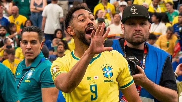 Cunha gây tranh cãi vì hành động khiêu khích Nhật Bản. (Ảnh: Sun Sport)