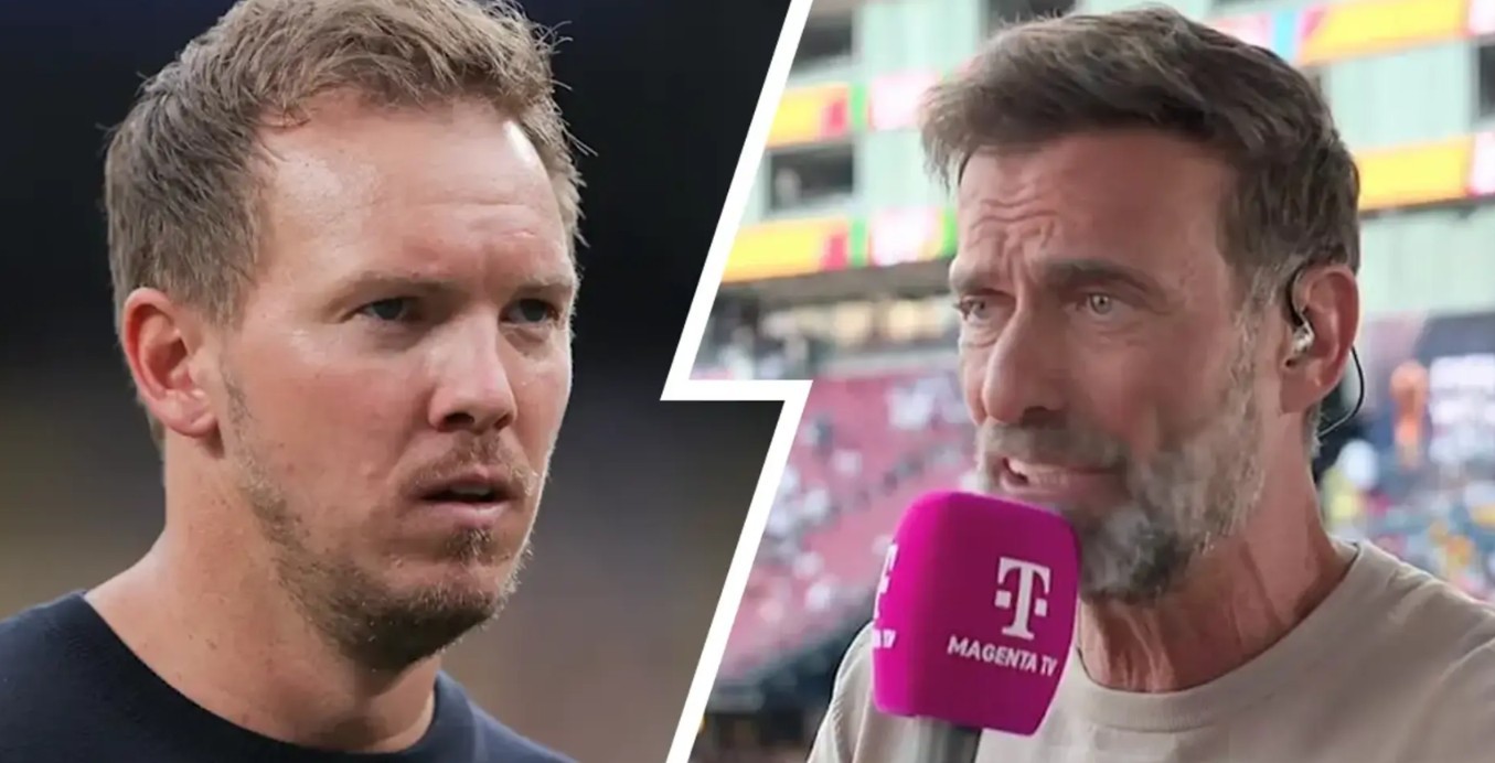 HLV Jurgen Klopp được nhắc đến như phương án thay thế Julian Nagelsman. Ảnh: Getty Images & Magenta TV.