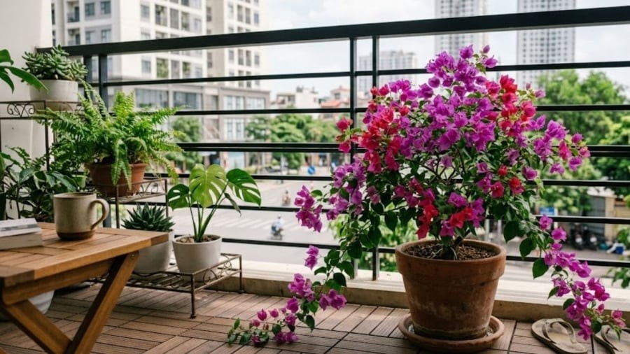 Hoa giấy là cây leo thân gỗ có khả năng chịu nắng, chịu khô hạn tốt
