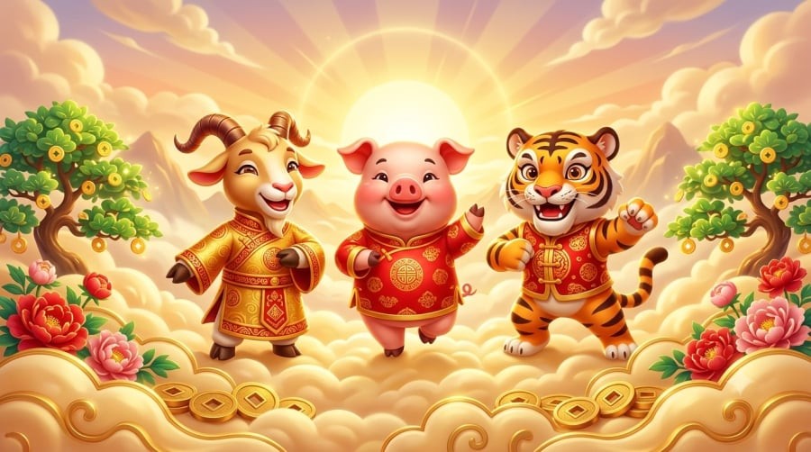 Ba con giáp được cho là càng sống hiếu thảo càng dễ tích lũy phúc khí và đón cơ hội may mắn.