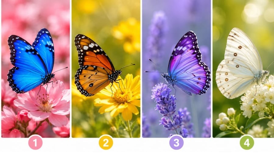 Bạn chọn cánh bướm số mấy?