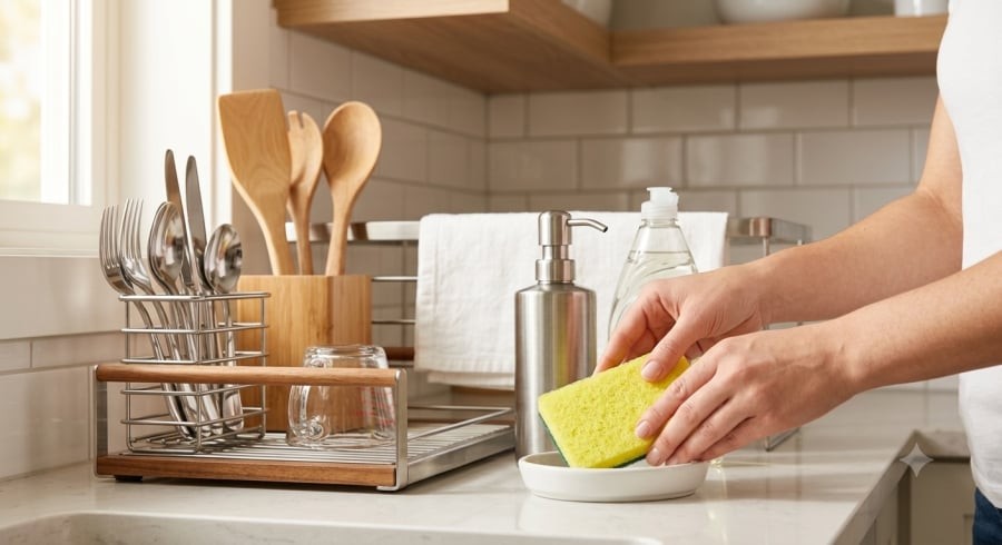 Kiểm tra và thay mới những vật dụng đã xuống cấp là một trong những cách giúp giữ gian bếp sạch sẽ và an toàn hơn trong mùa hè.