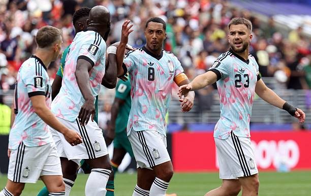 Tuyển Bỉ ngược dòng thành công đánh bại Senegal. Ảnh: Getty Images