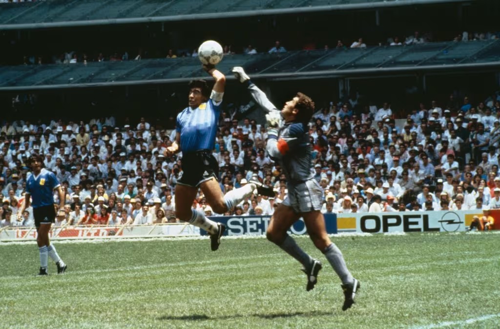 Đội tuyển Anh và ký ức Bàn tay của Chúa trước Argentina năm 1986. Ảnh: FIFA.