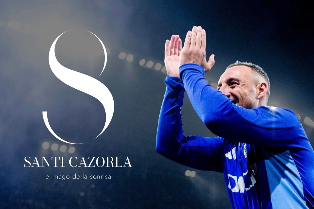 Santi Cazorla giải nghệ trong màu áo Real Oviedo. Real Oviedo FC.