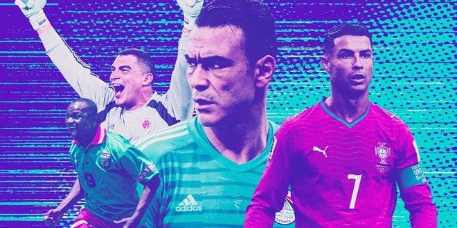 Ronaldo trong trong nhóm lớn tuổi nhất lịch sử World Cup. Ảnh: Opta.