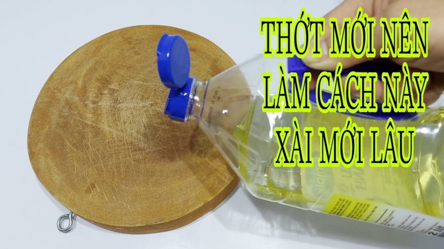 Giúp thớt không bị nứt, cong vênh

