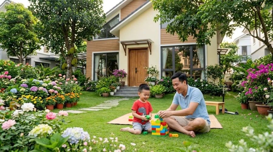 Nhà ở có dấu hiệu phong thủy tốt giàu có