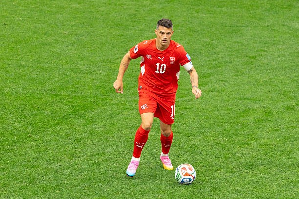 Granit Xhaka là nhân tố đáng chú ý của tuyển Thụy Sĩ. Ảnh: Getty Images.