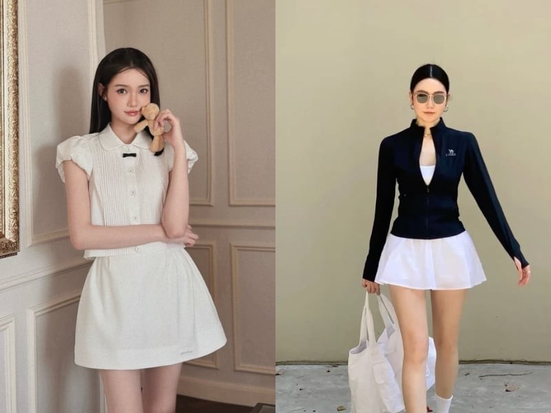 Đây là món đồ giúp tổng thể trở nên thanh thoát, đồng thời tạo hiệu ứng trẻ trung mà vẫn giữ được nét sang trọng.