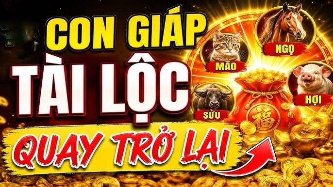 Lộc Trời rơi xuống: 3 con giáp chưa kịp vui đã vội lo giữ của