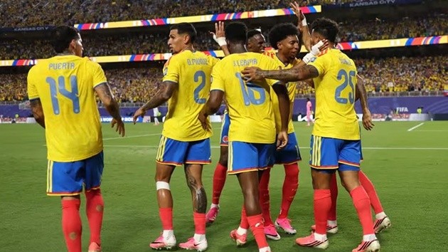 Colombia thắng thuyết phục Ghana. (Ảnh: The Athletic)
