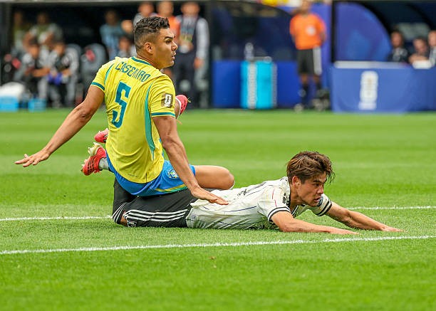 Casemiro không còn sung mãn ở tuổi 34. Ảnh: Getty Images.