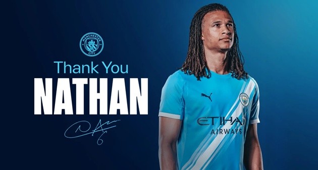 Man City thông báo Ake rời CLB. (Ảnh: Trang chủ Man City)