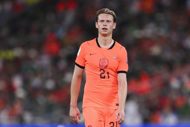 De Jong đã nén đau để thi đấu tại World Cup. Ảnh: Getty.