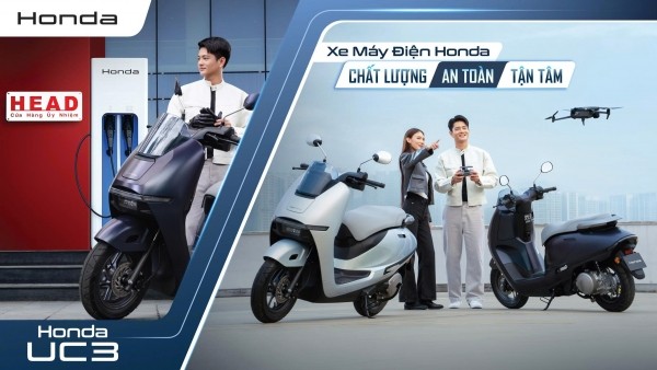 honda viet nam mo ban mau xe may dien uc3, tang ngay 22 trieu dong hinh anh 1