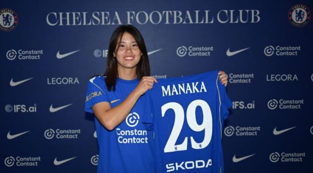 Manaka Matsukubo rạng rỡ trong màu áo Chelsea.