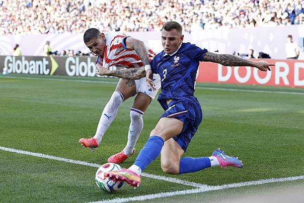 Lucas Digne (7.7): Dù không đóng góp quá nhiều vào mặt trận tấn công, nhưng khả năng phòng ngự của Digne trong trận đấu này là vô cùng chắc chắn và khó có thể chê trách. Ảnh: Getty Images