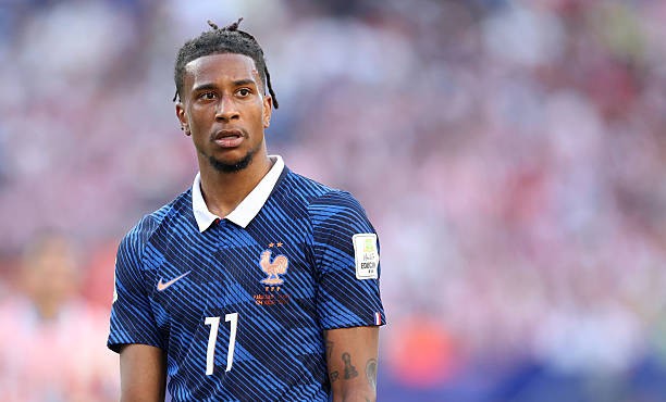 Michael Olise (6.8): Một màn trình diễn mờ nhạt của ngôi sao Bayern Munich khi anh chỉ tạo ra được duy nhất một cơ hội đáng chú ý vào những phút bù giờ của trận đấu. Ảnh: Getty Images