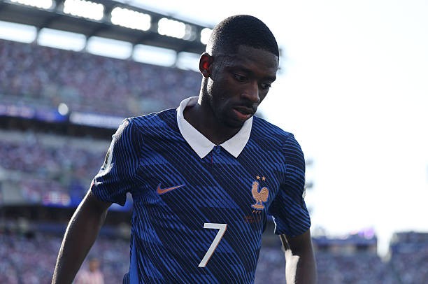 Ousmane Dembele (6.9): Dembele có một vài đường chuyền xuyên phá khá tốt, nhưng nhìn chung ngôi sao tấn công này vẫn chưa thể hiện được phong độ bùng nổ vốn có của mình. Ảnh: Getty Images
